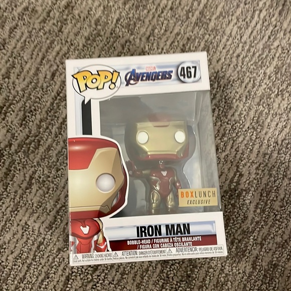 boxlunch exclusive iron man funko pop